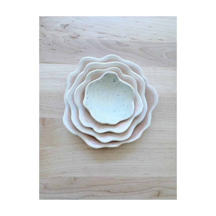 NESTING PETALS • sculptural serve ware