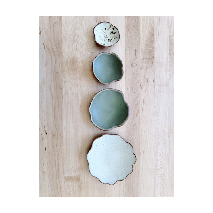 NESTING PETALS • sculptural serve ware
