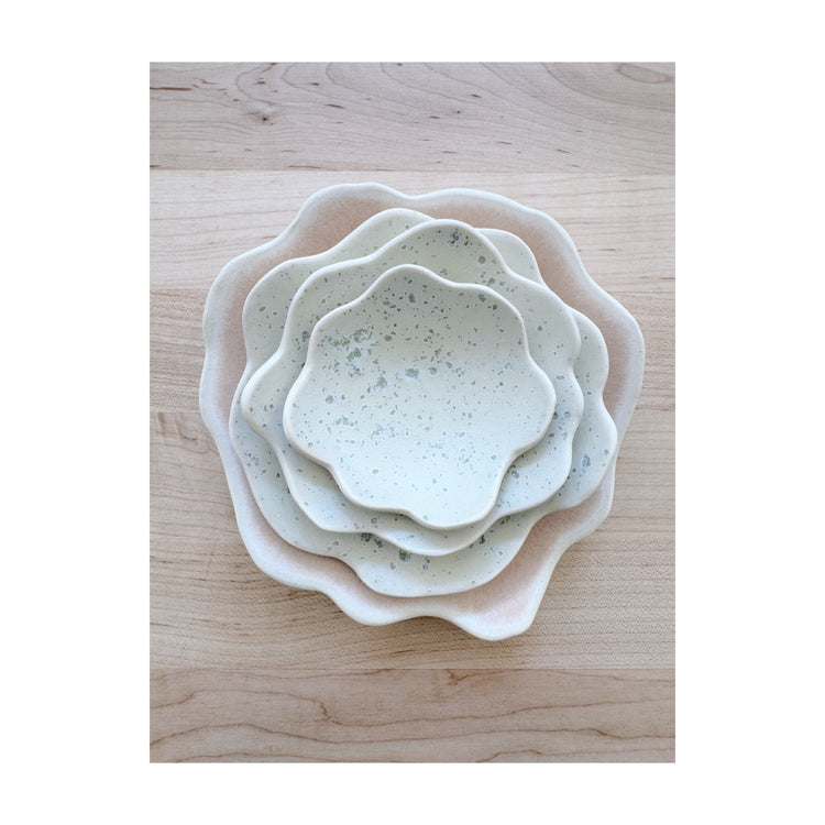 NESTING PETALS • sculptural serve ware