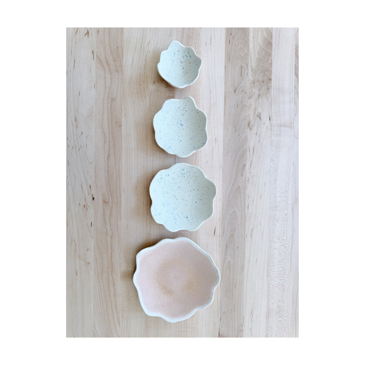 NESTING PETALS • sculptural serve ware