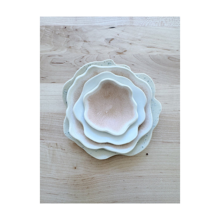 NESTING PETALS • sculptural serve ware