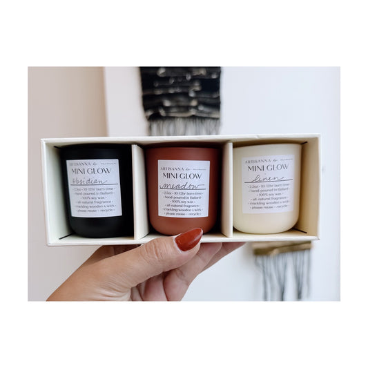 DISCOVERY TRIO • three hand-poured minis