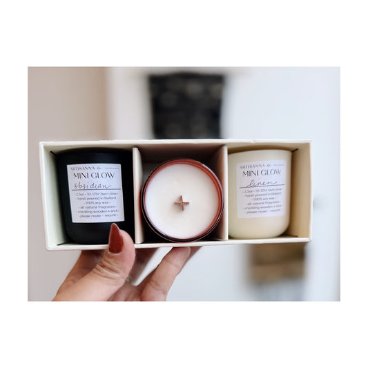 DISCOVERY TRIO • three hand-poured minis