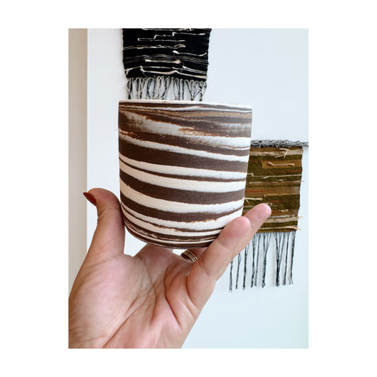 BIGGIE GLOW • hand poured candle + hand thrown ceramic vessel